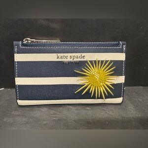 Kate Spade Sunkiss Embellished Small Slim Bifold Wallet